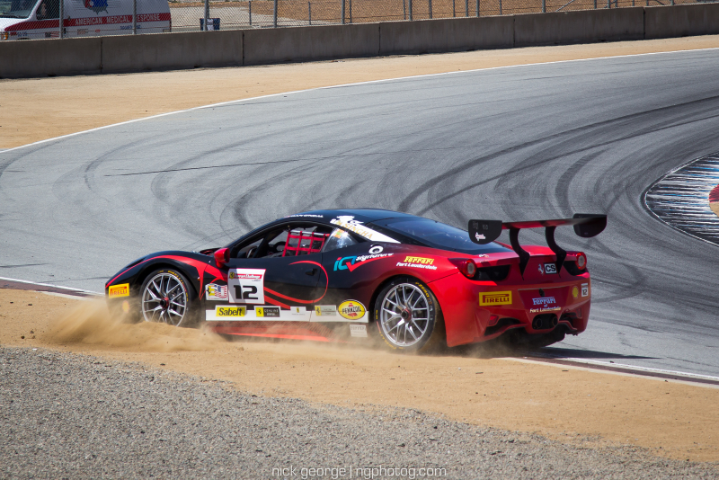 Illustration for article titled Ferrari Challenge at Laguna Seca
